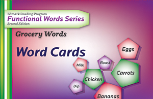 Edmark Reading Program Functional Words Series - Second Edition: Grocery Words, Word Cards